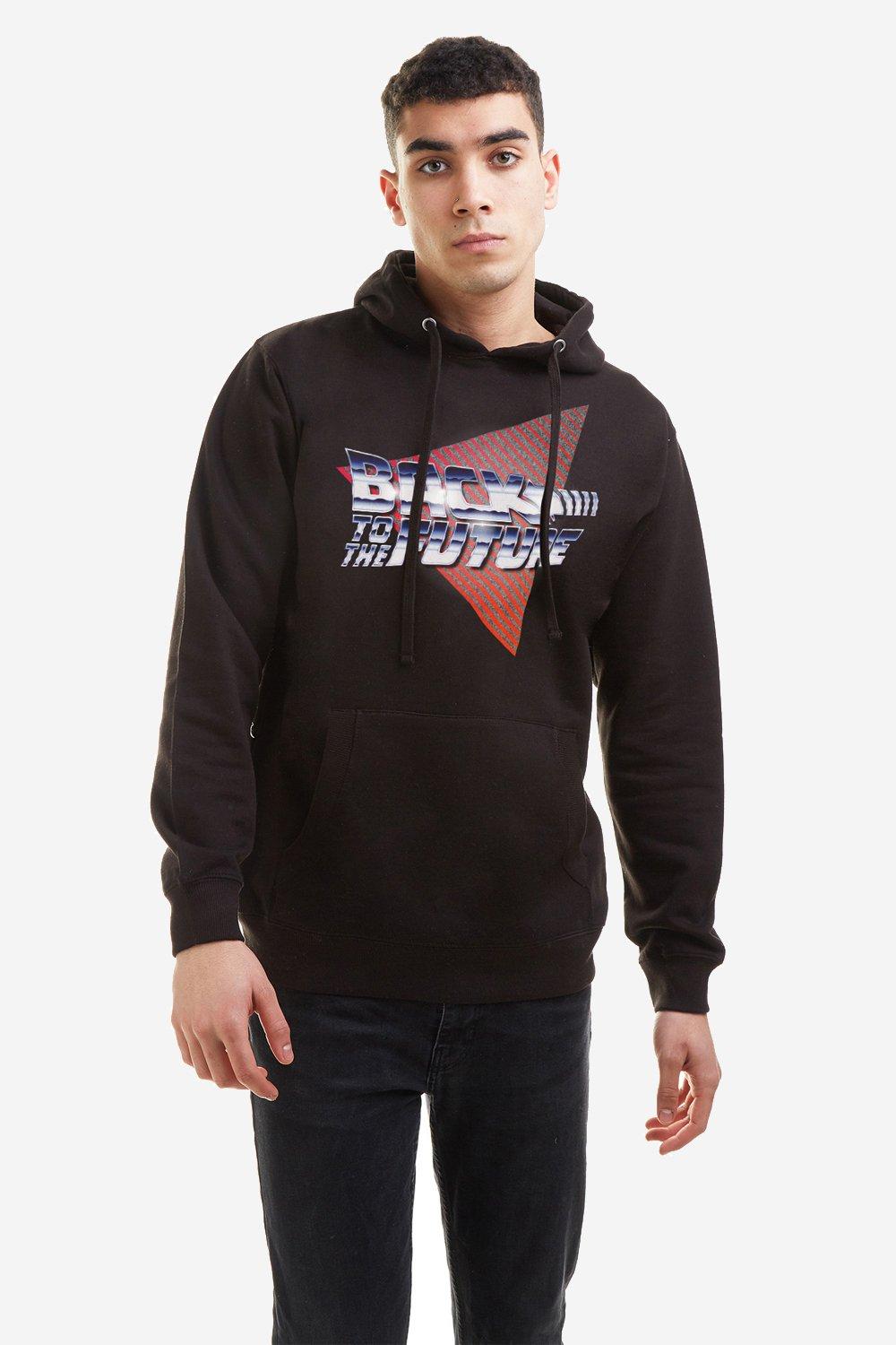 Hoodies & Sweatshirts | Back To The Future Chrome Logo Hoodie | Back To ...