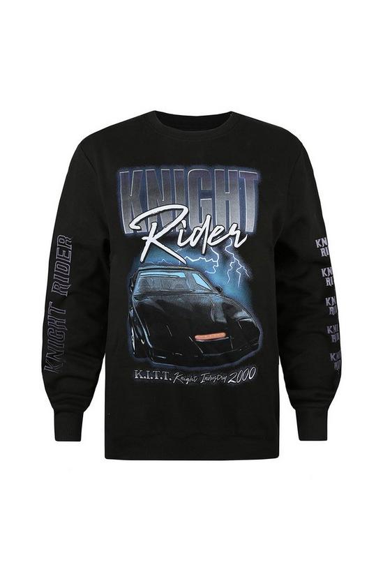 Knight Rider Knight Rider Lightning  Mens Long Sleeve T-shirt 2
