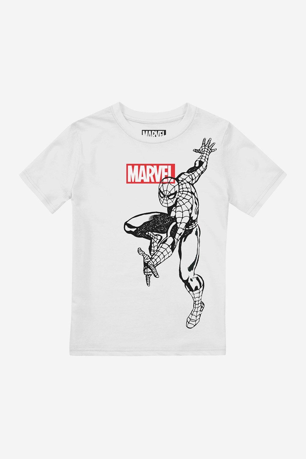 Spiderman Outline Boys T-Shirt
