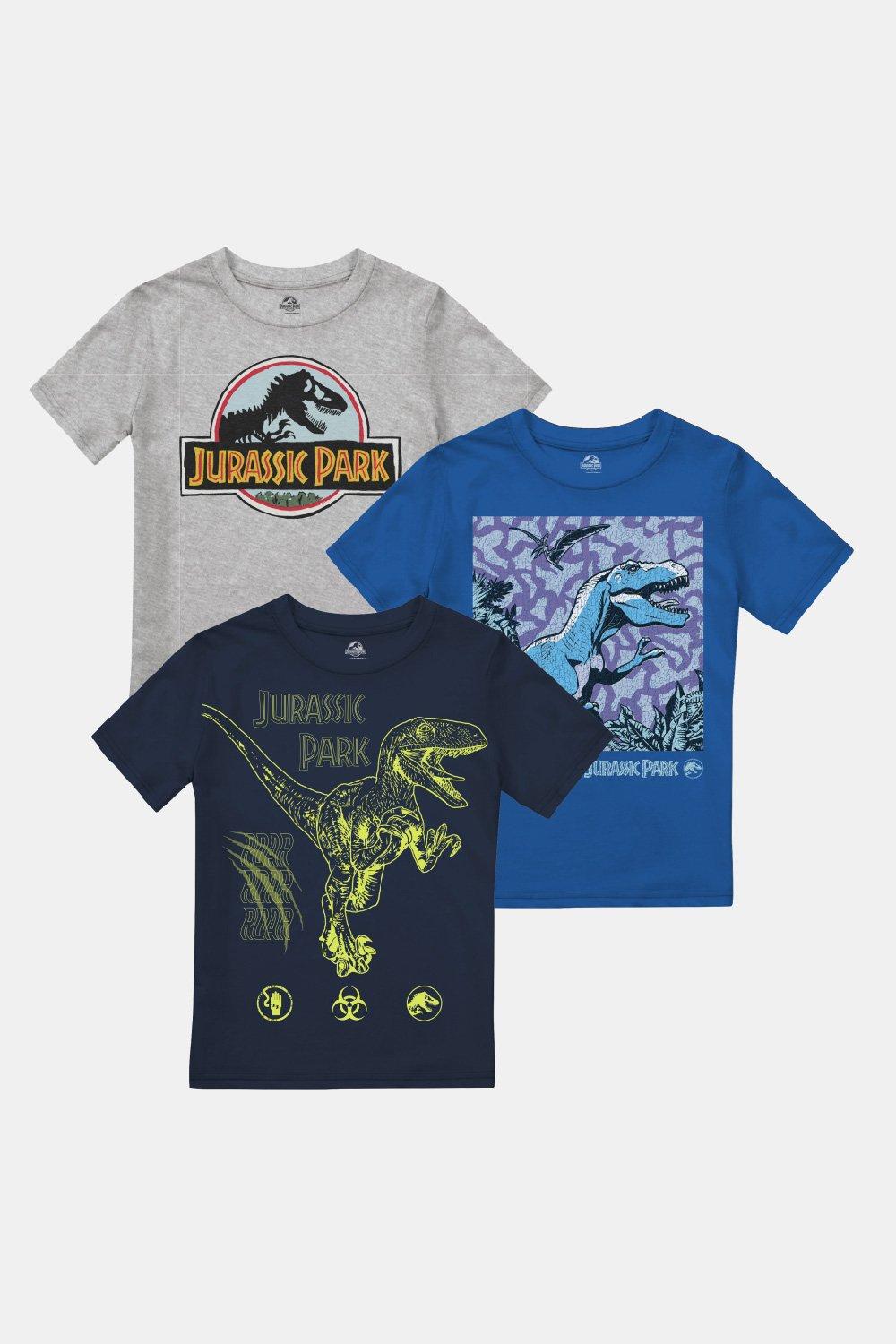 Trex & Raptor Boys T-Shirt 3 Pack