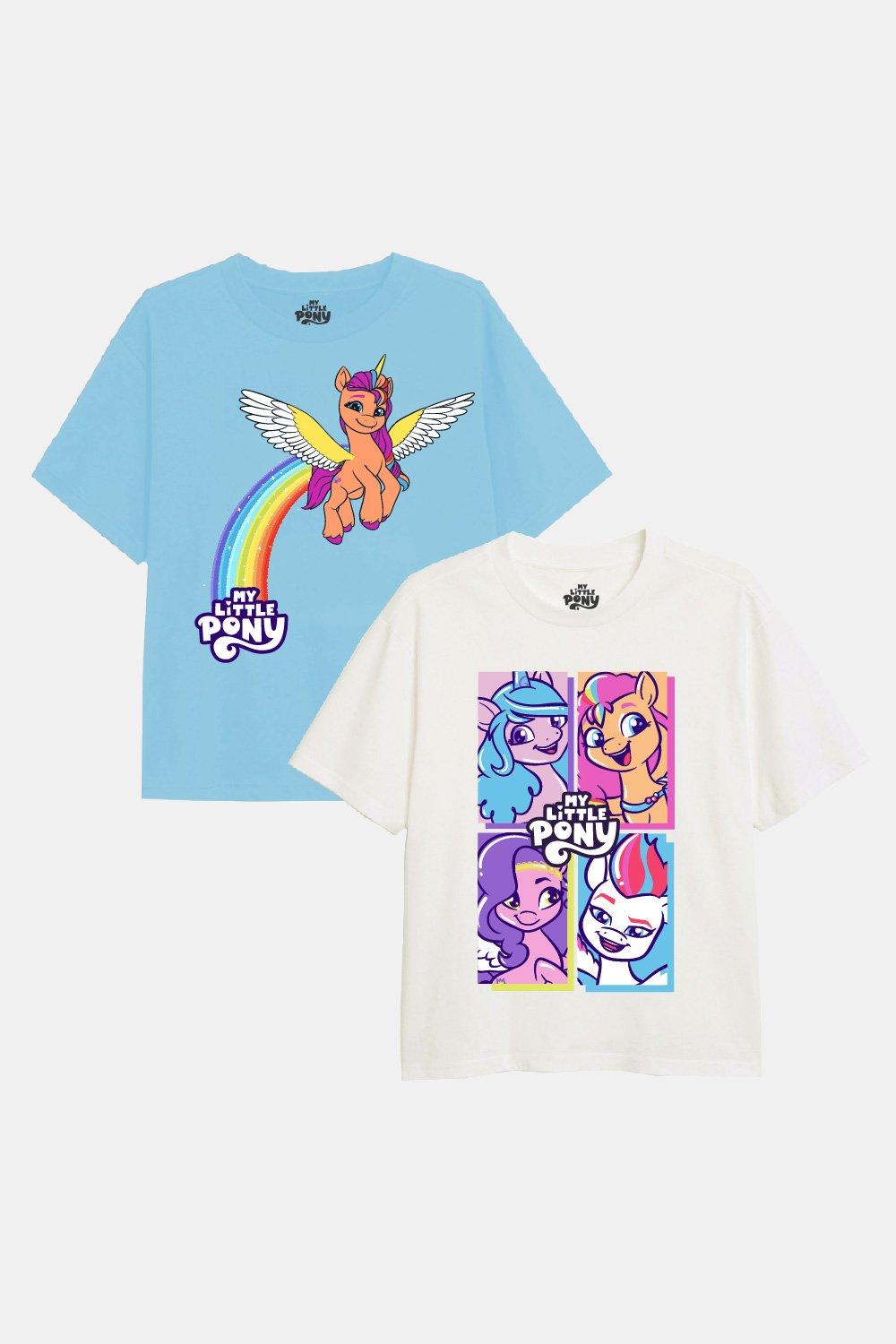iconic pony power girls t-shirt 2 pack