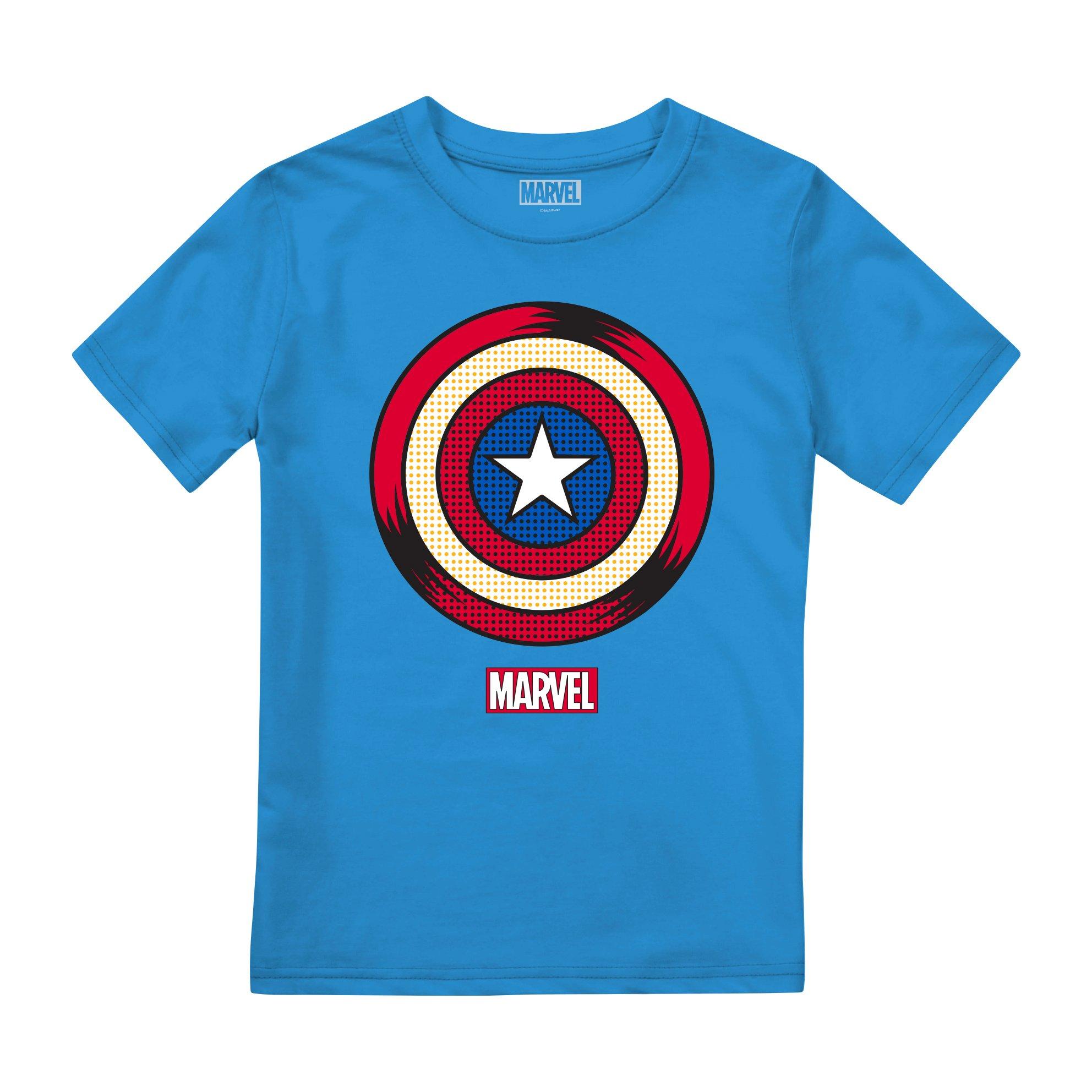 Captain America Pop Art Shield T-Shirt