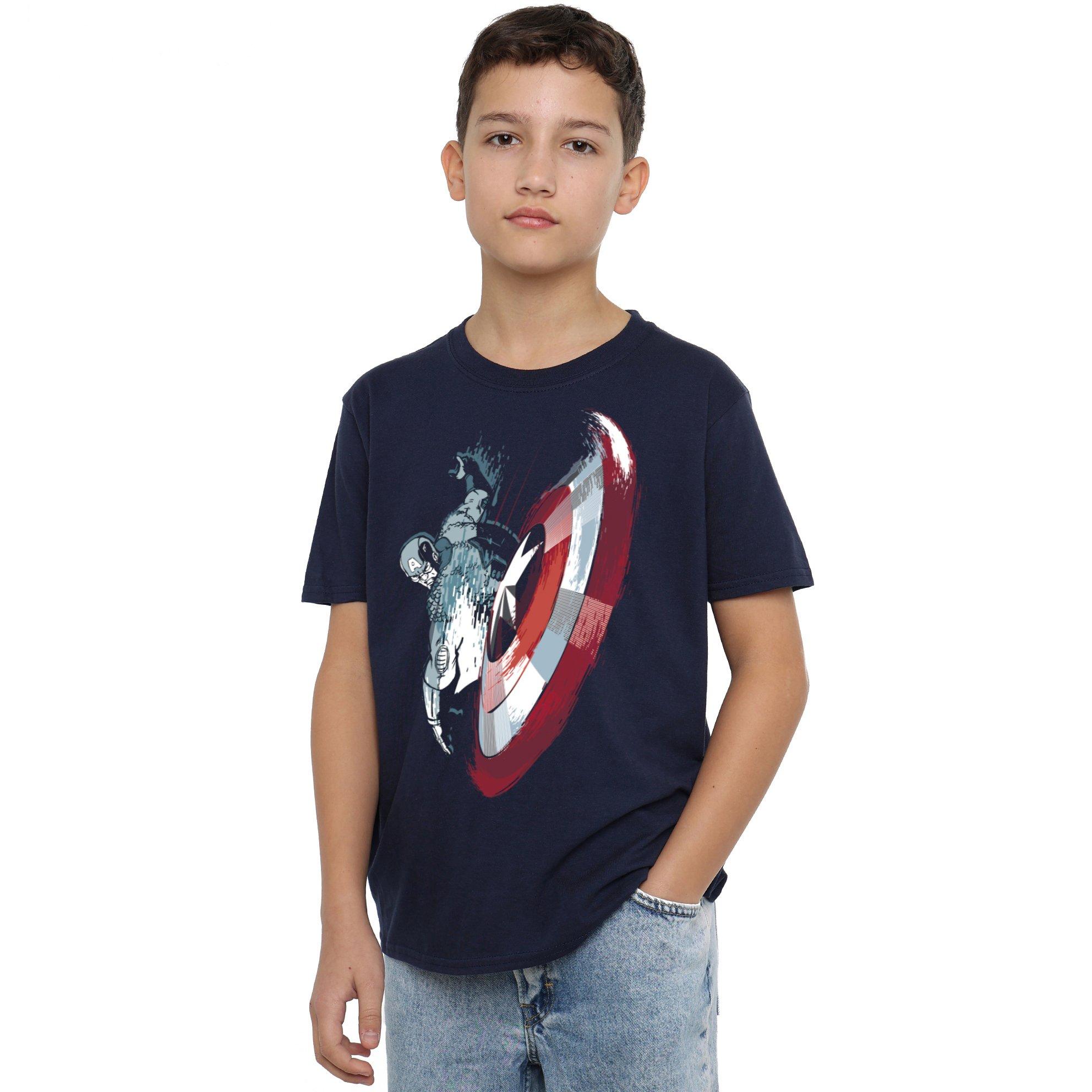 Captain America Spin Shield T-Shirt