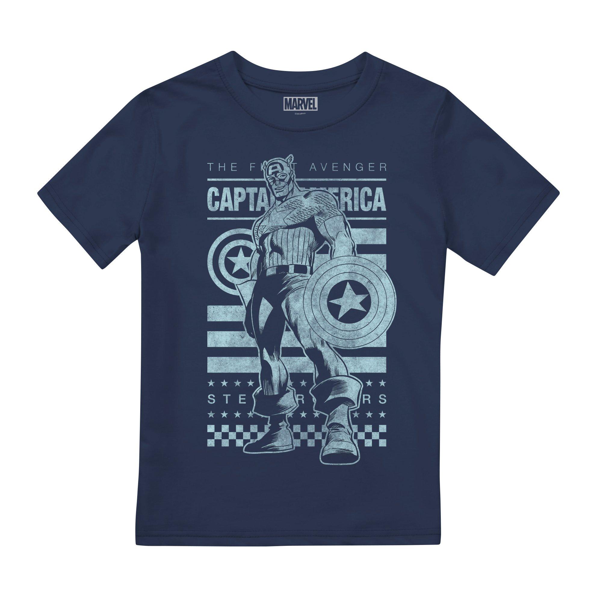 Captain America Stars And Stripes Captain T-Shirt