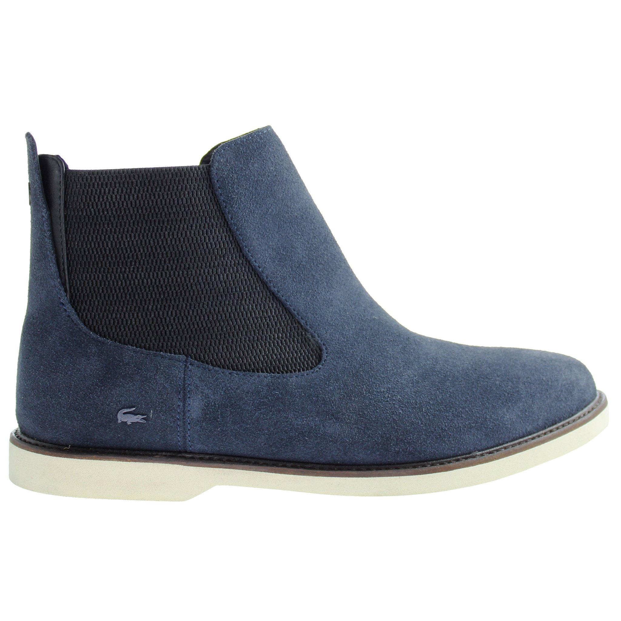 slip-on suede leather boots