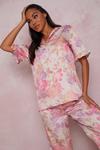 Chi Chi London Floral Print Ruffle Detail Pyjama Set thumbnail 3