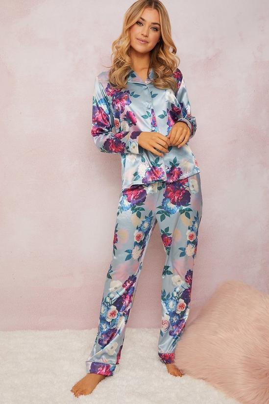 Chi Chi London Floral Pyjama Set 1