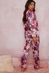 Chi Chi London Floral Pyjama Shirt Set thumbnail 4