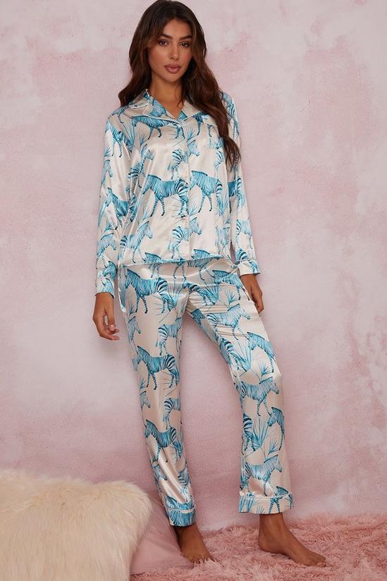 Chi Chi London Zebra Print Pyjama Set 4