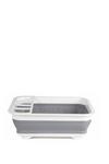Beldray Grey Collapsible Dish Drainer with Cutlery Divider thumbnail 2