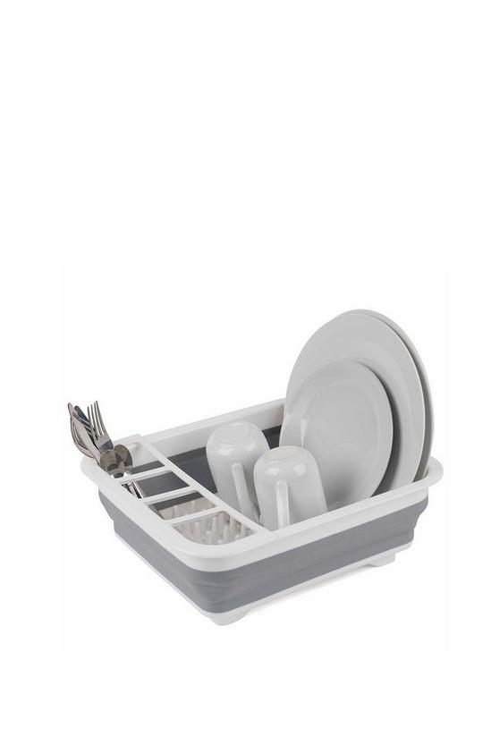 Beldray Grey Collapsible Dish Drainer with Cutlery Divider 3