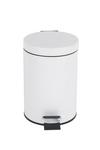 Beldray White Round Waste Pedal Bin with Soft Closing Lid thumbnail 1