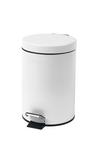 Beldray White Round Waste Pedal Bin with Soft Closing Lid thumbnail 2