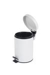 Beldray White Round Waste Pedal Bin with Soft Closing Lid thumbnail 4