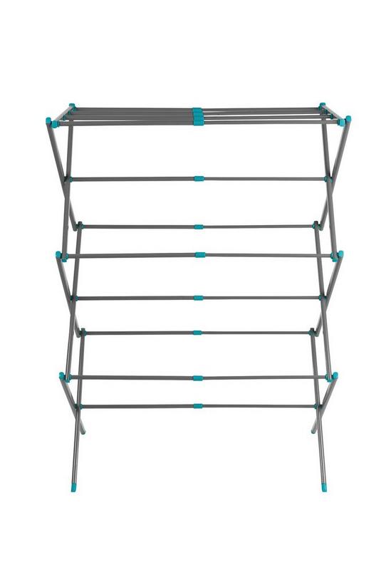 Beldray Turquoise/Grey Three Tier Expandable Clothes Airer 2