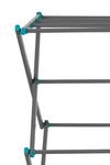 Beldray Turquoise/Grey Three Tier Expandable Clothes Airer thumbnail 3