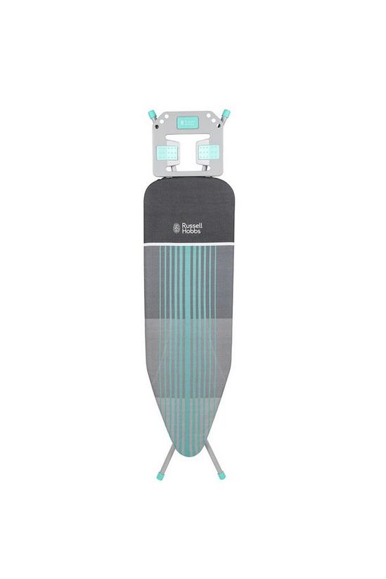 Russell Hobbs Aqua/Grey Ironing Board with Iron Rest and 100% Cotton Cover 1