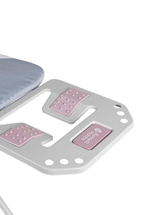 Russell Hobbs Grey/Pink Ironing Board with Iron Rest and 100% Cotton Cover 2