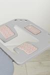 Russell Hobbs Grey/Pink Ironing Board with Iron Rest and 100% Cotton Cover thumbnail 6