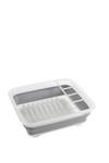 Beldray Glisten Glitter Grey Collapsible Dish Drainer with Cutlery Divider thumbnail 1