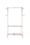 Beldray Get The Look Grey/Rose Gold Dual Clothes Airer and Rail thumbnail 1