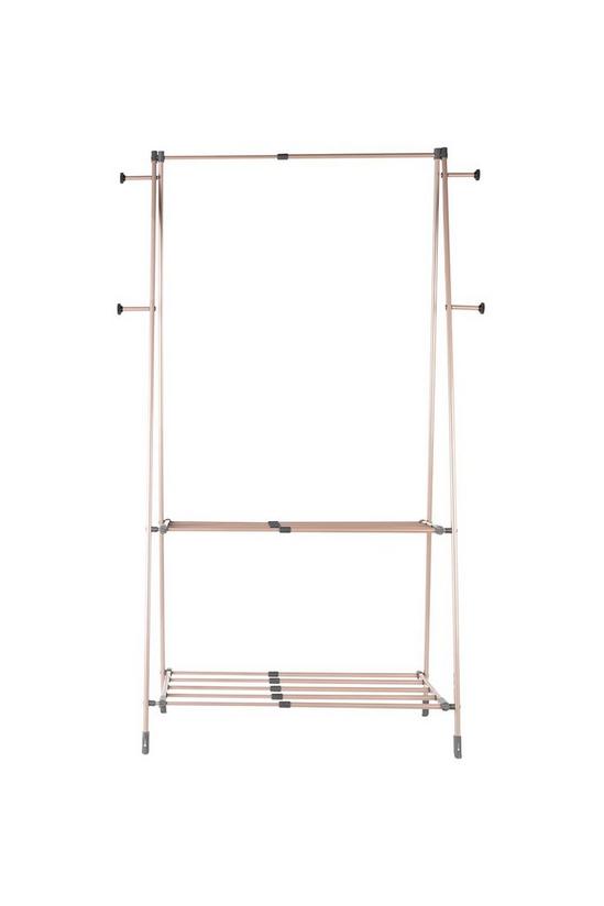 Beldray Get The Look Grey/Rose Gold Dual Clothes Airer and Rail 1