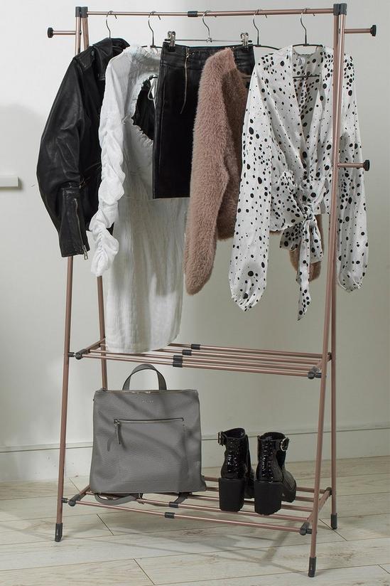 Beldray Get The Look Grey/Rose Gold Dual Clothes Airer and Rail 3