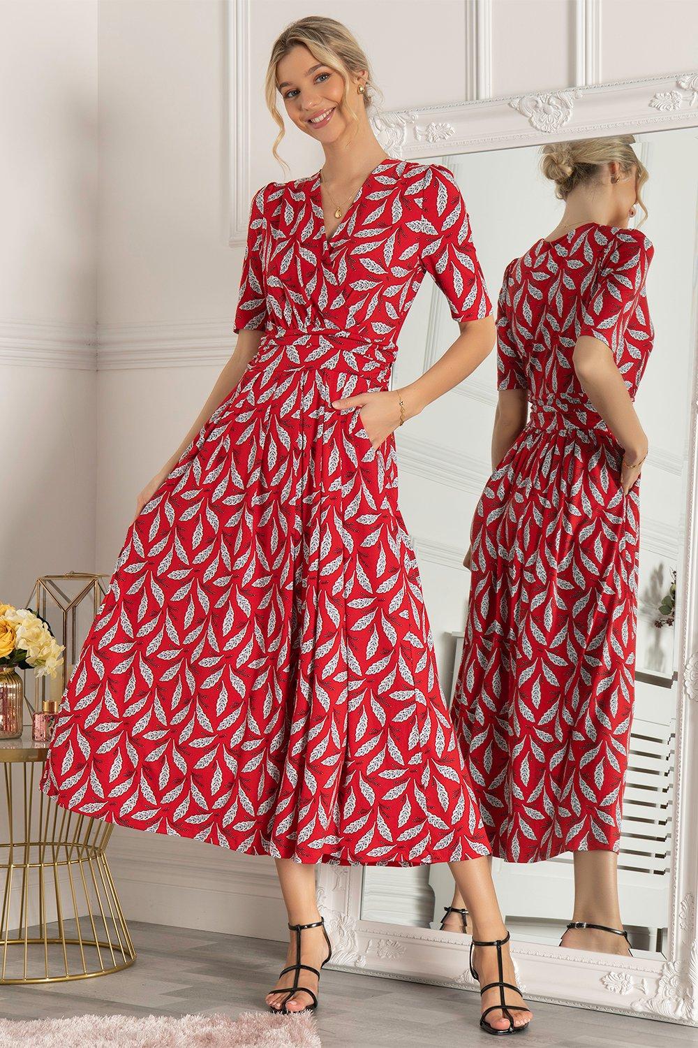 Coleen Printed Jersey Maxi Dress