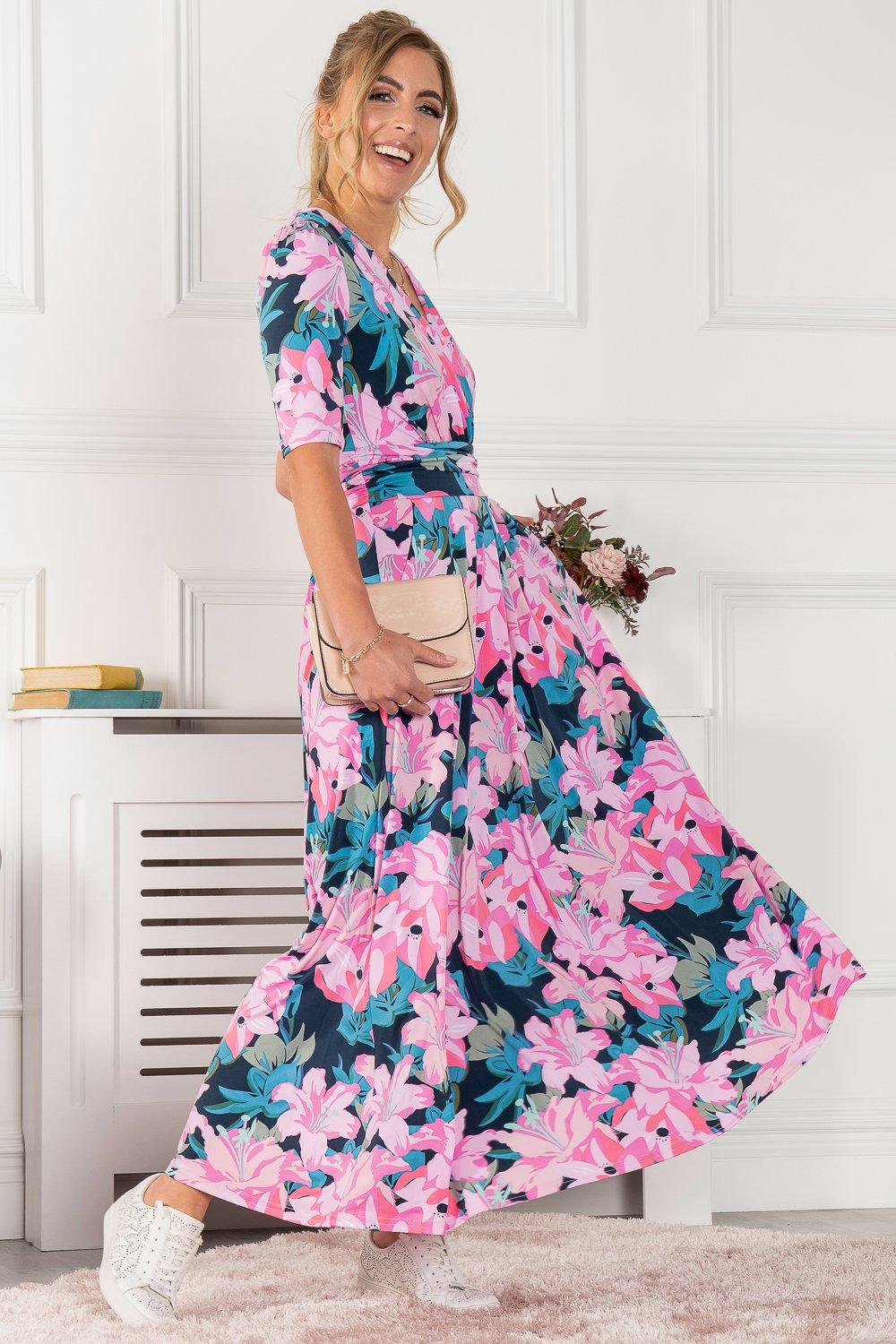 Freya Floral Print Maxi Dress