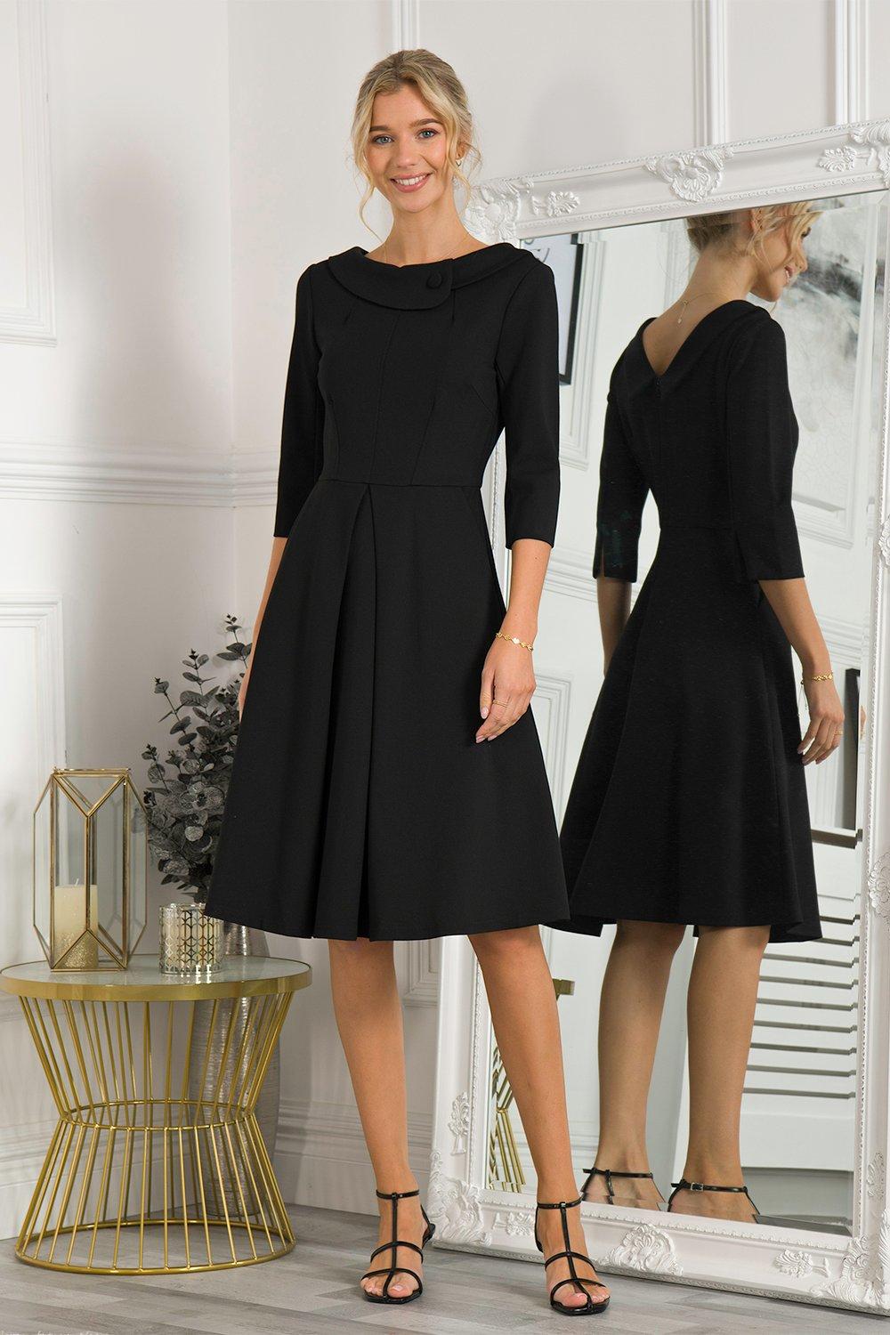 Sloan 3/4 Sleeve Midi Dress