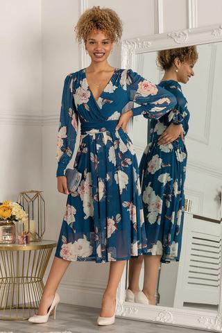 Women's Long Silk Coat, Turquoise, Embroidered Silk, Floral, Floor Length  Coat, Plus Size Coat, Petite, Wedding Guest Coat, Formalwear 