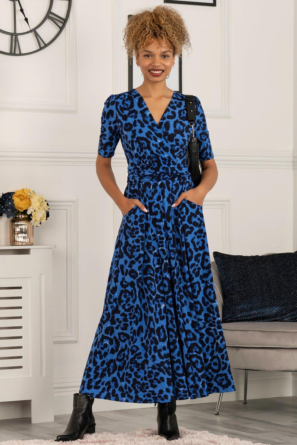 Elisha Print Jersey Maxi Dress