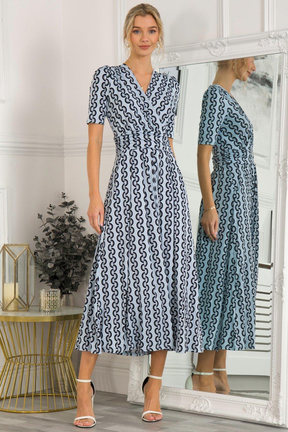 Rhaya Printed Jersey Maxi Dress