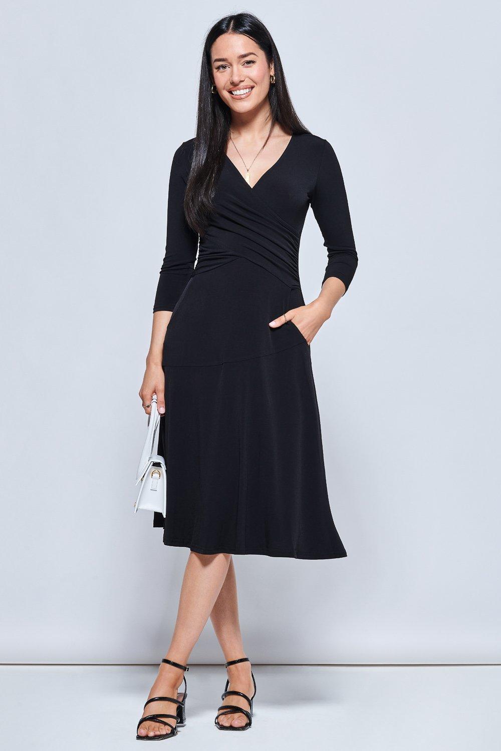 Quane Jersey Fit & Flare Dress