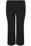 Yours Straight Leg Trousers with Elasticated Waistband thumbnail 2