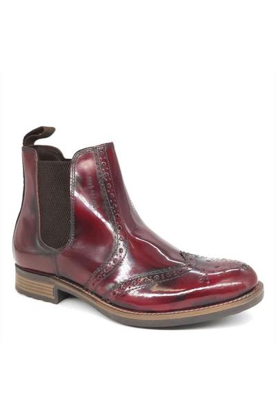 Albert Brogue Leather Chelsea Boots