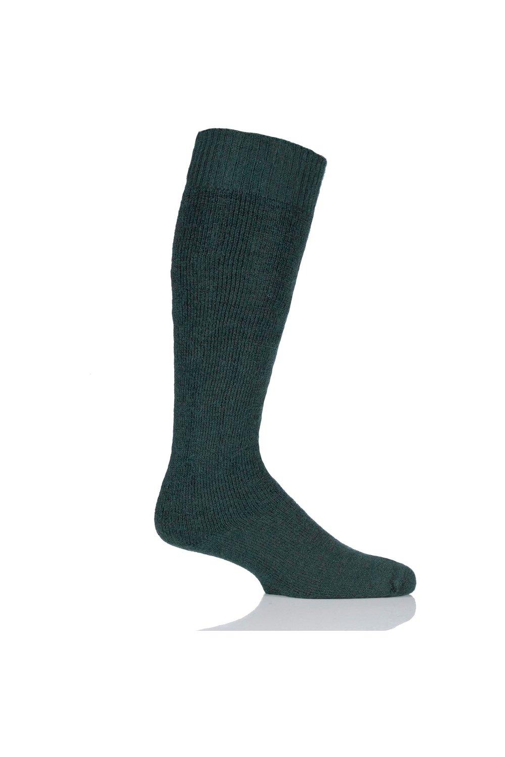 1 Pair Mohair Knee High Socks With Cushioning