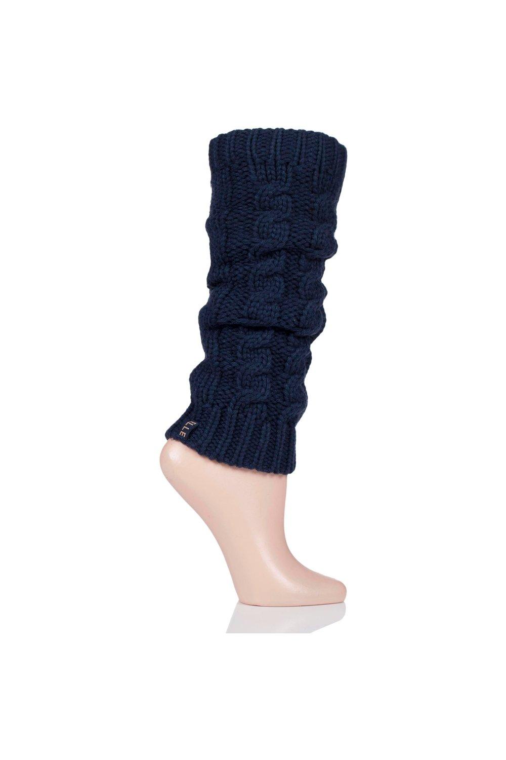 1 Pair Chunky Cable Knit Leg Warmers