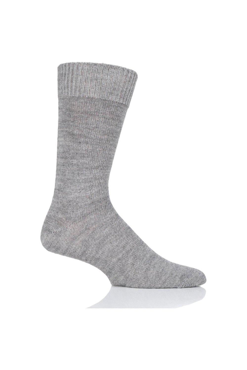 1 Pair Plain Alpaca Socks
