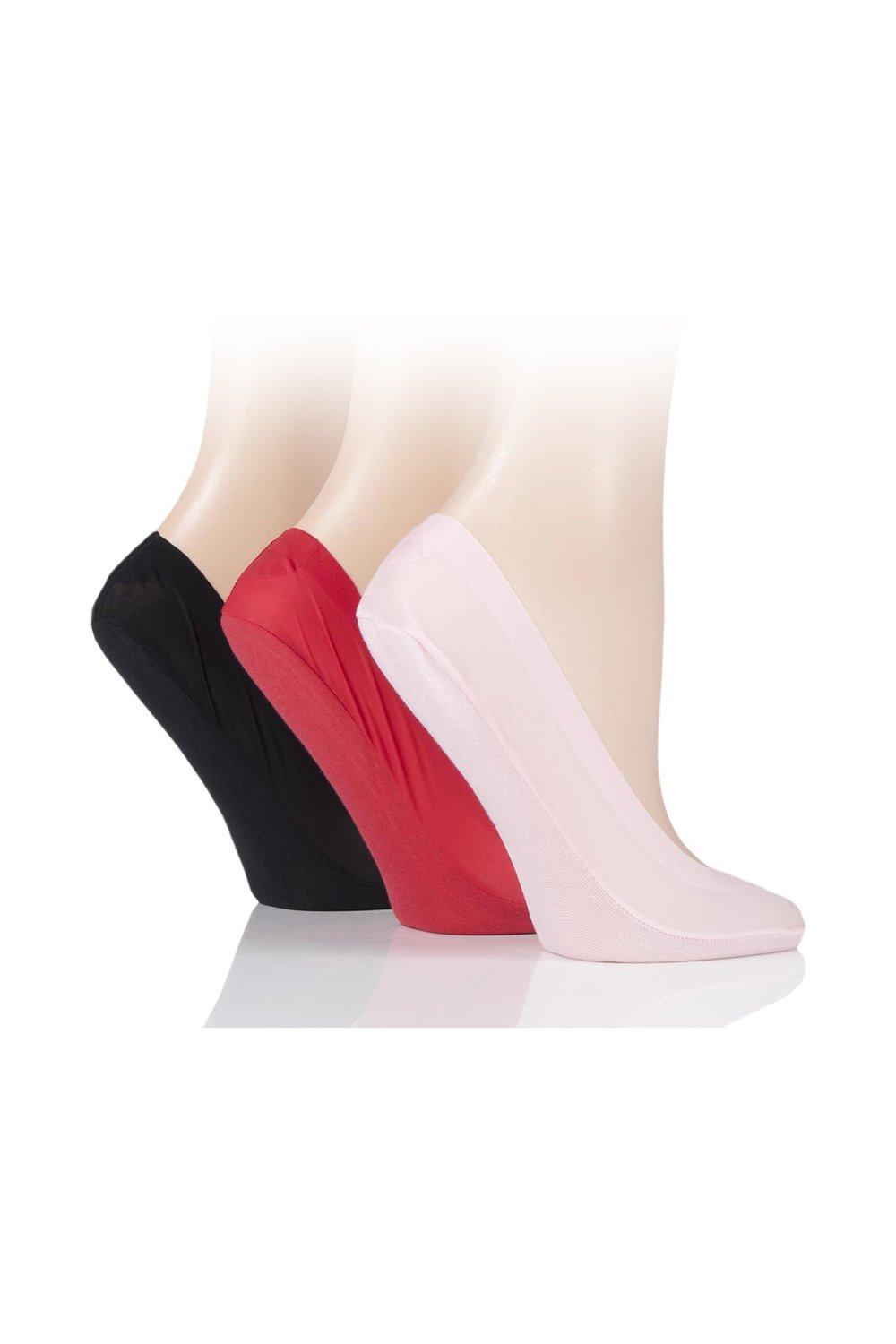 3 Pair Smooth Nylon Shoe Liners