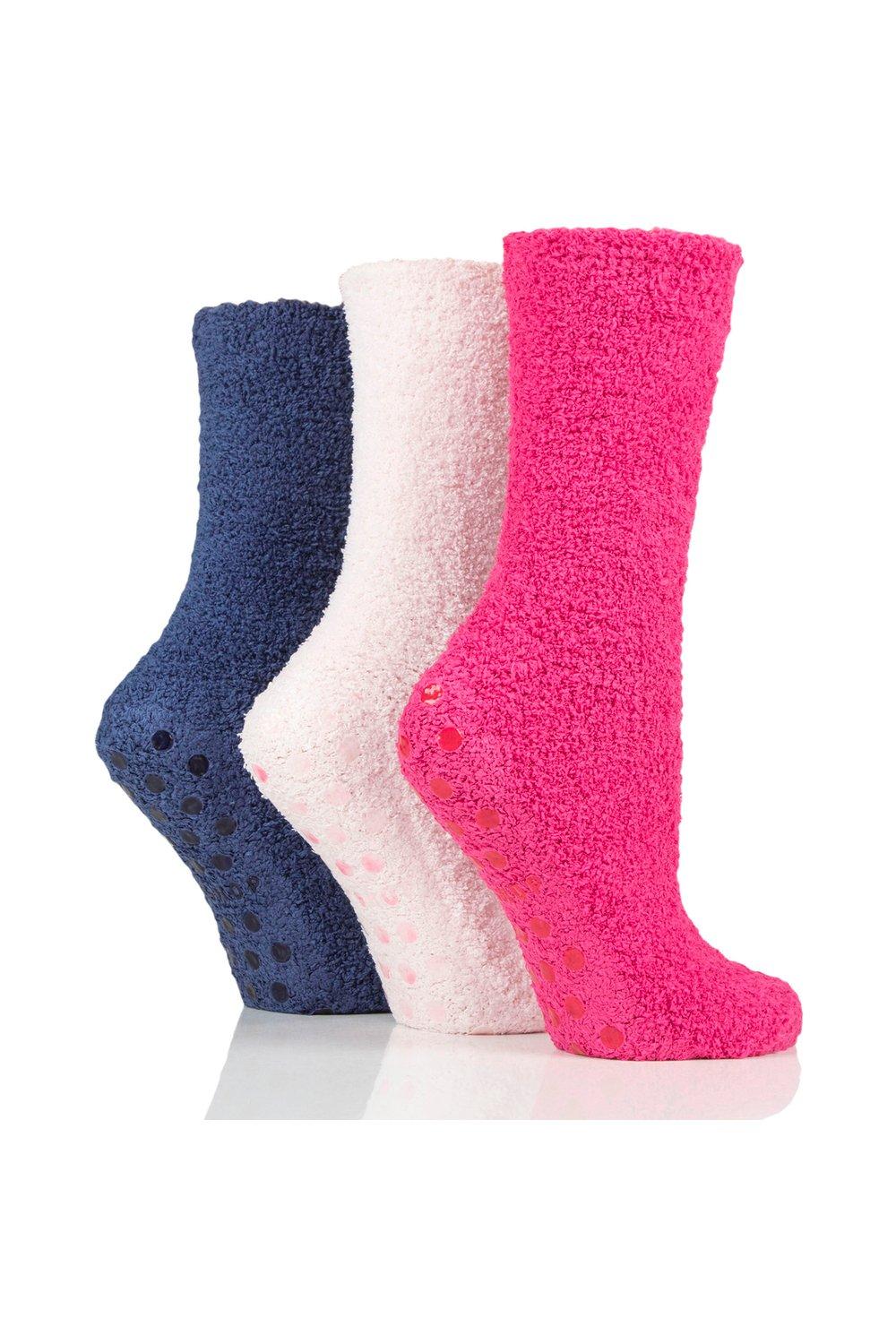 Ladies 3 Pair SOCKSHOP Super Cosy Socks