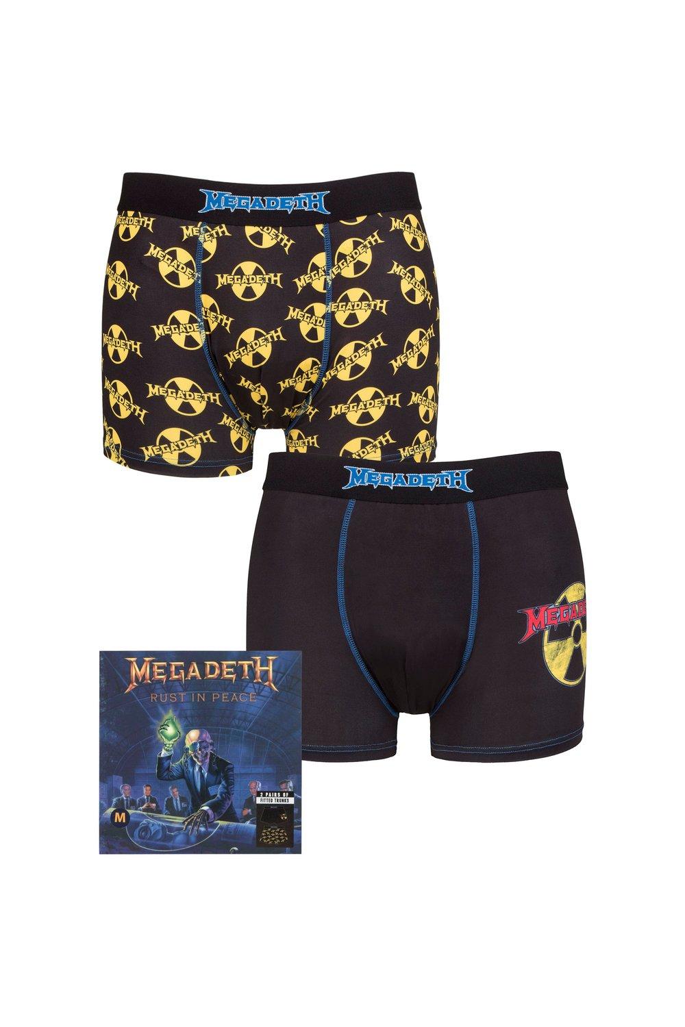 Megadeth 2 Pack Exclusive to Gift Boxed Boxer Shorts