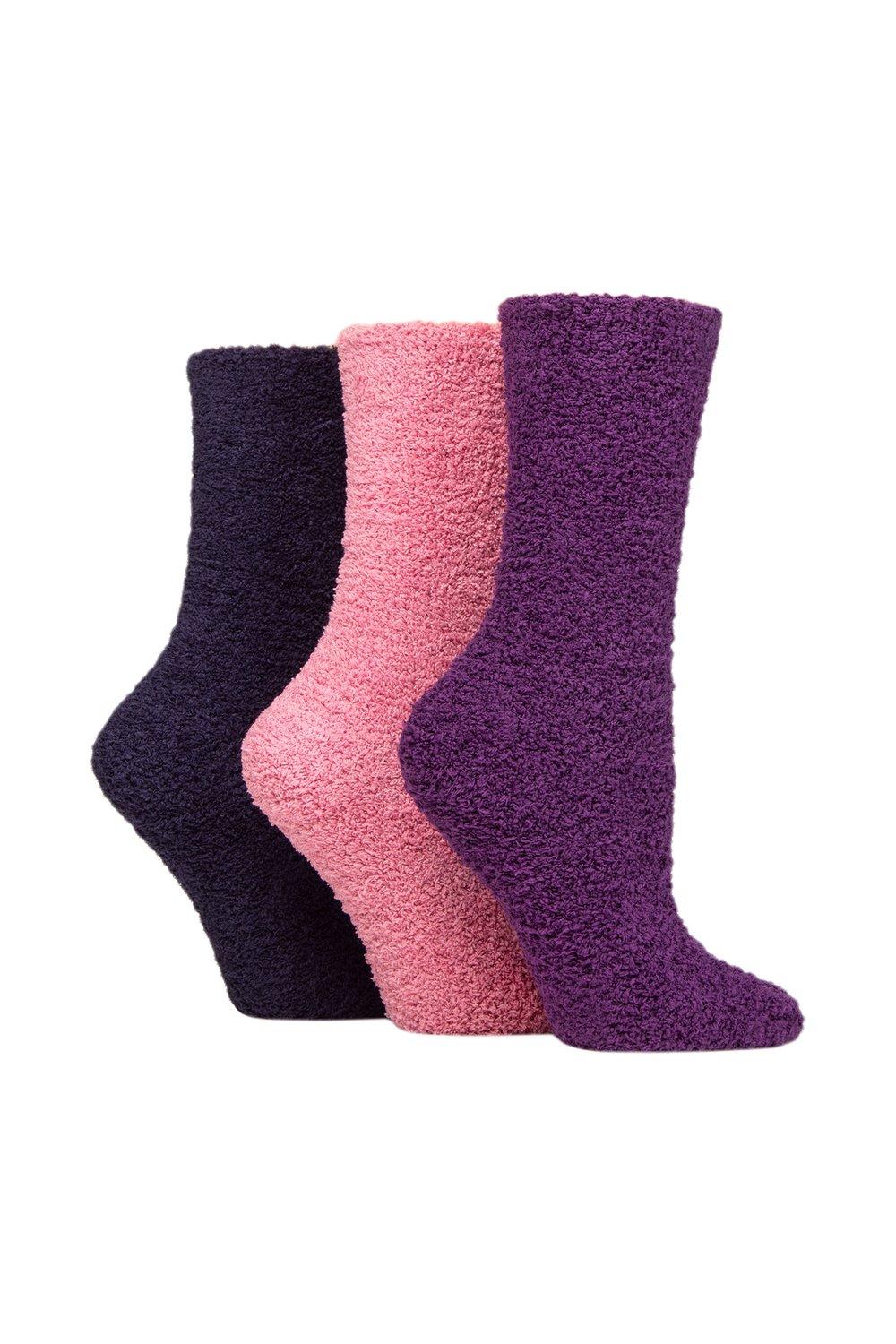Ladies 3 Pair SOCKSHOP Super Cosy Socks
