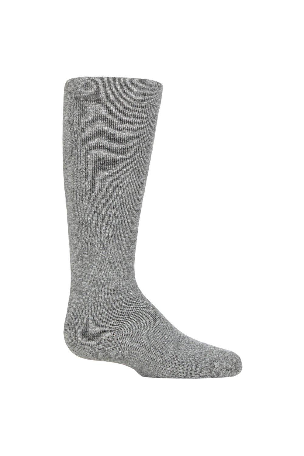 Boys and Girls 1 Pair SOCKSHOP Plain Wellyboot Full Cushion Bamboo Socks with Comfort Cuff and Smooth Toe Seams
