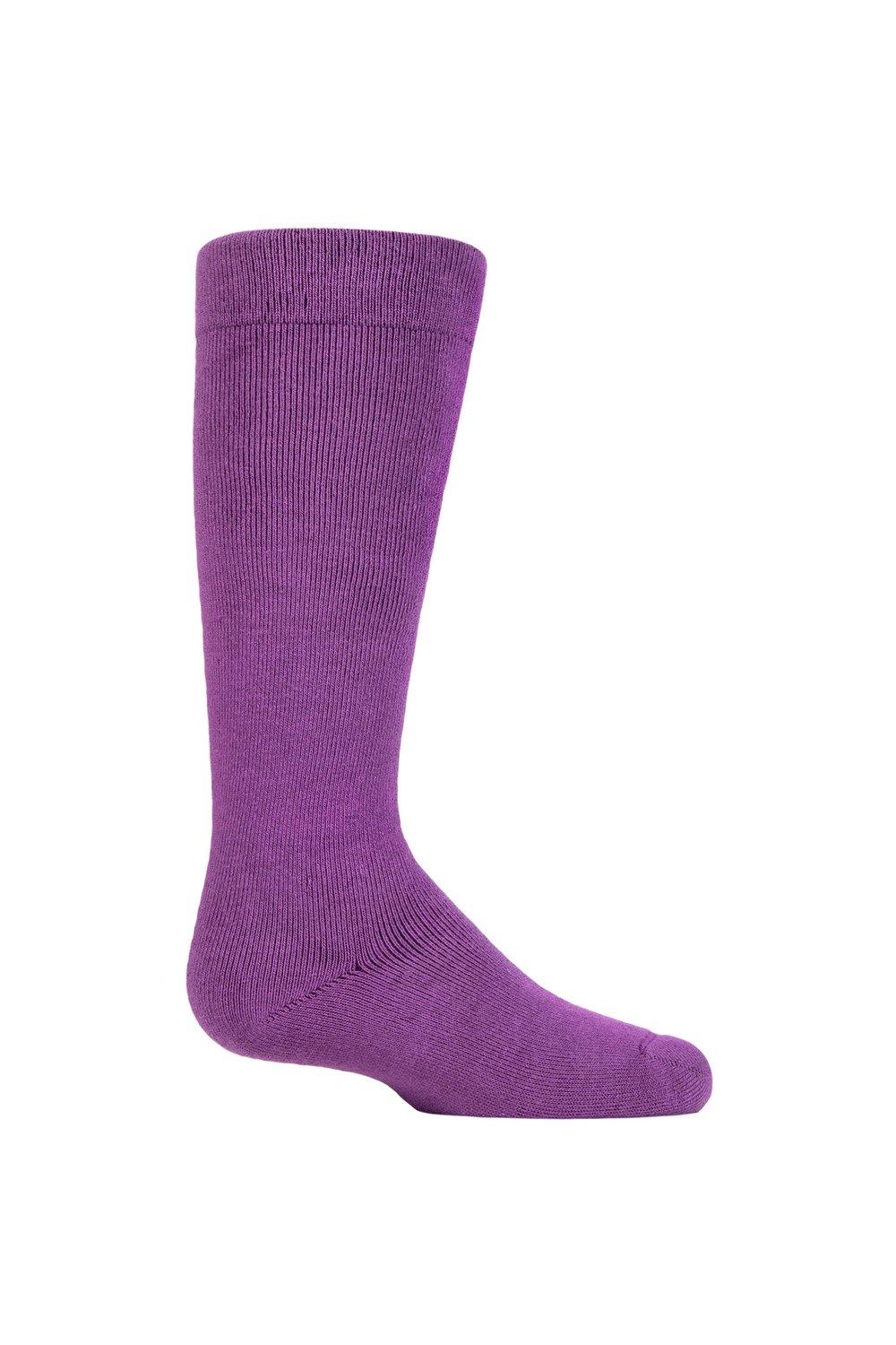 Boys and Girls 1 Pair SOCKSHOP Plain Wellyboot Full Cushion Bamboo Socks with Comfort Cuff and Smooth Toe Seams