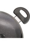 Schallen Anthracite Grey 5pce Kitchen Cookware Non Stick Frying Pan Saucepan Cooking Stock Pot Full Pan Set with Lids - Black Soft Handles thumbnail 4
