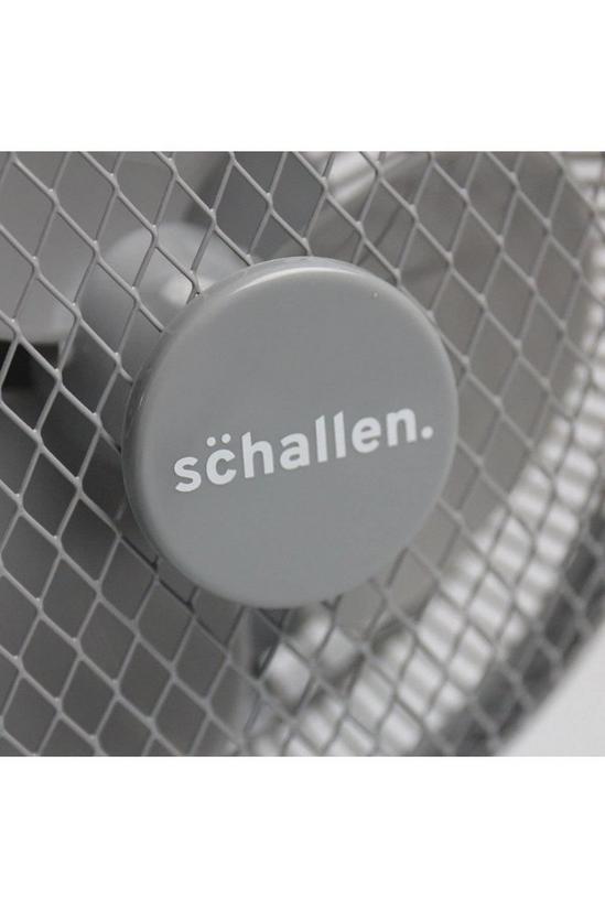 Schallen 6" Small Electric Modern Portable Air Cooling Fan with Tilt Feature for PC, Worktop, Desk, Office, Home & Travel Use - Grey 4