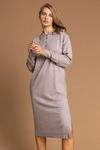 Roman Polo Neck Knitted Midi Dress thumbnail 2