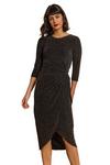 Roman Fitted Sparkle Twist Front Ruched  Dress thumbnail 1