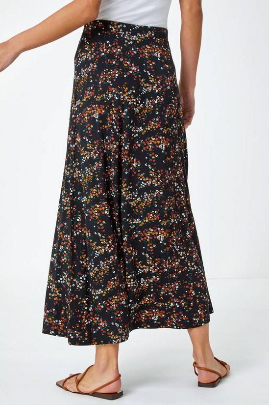 Roman Ditsy Floral Jersey Skirt 4